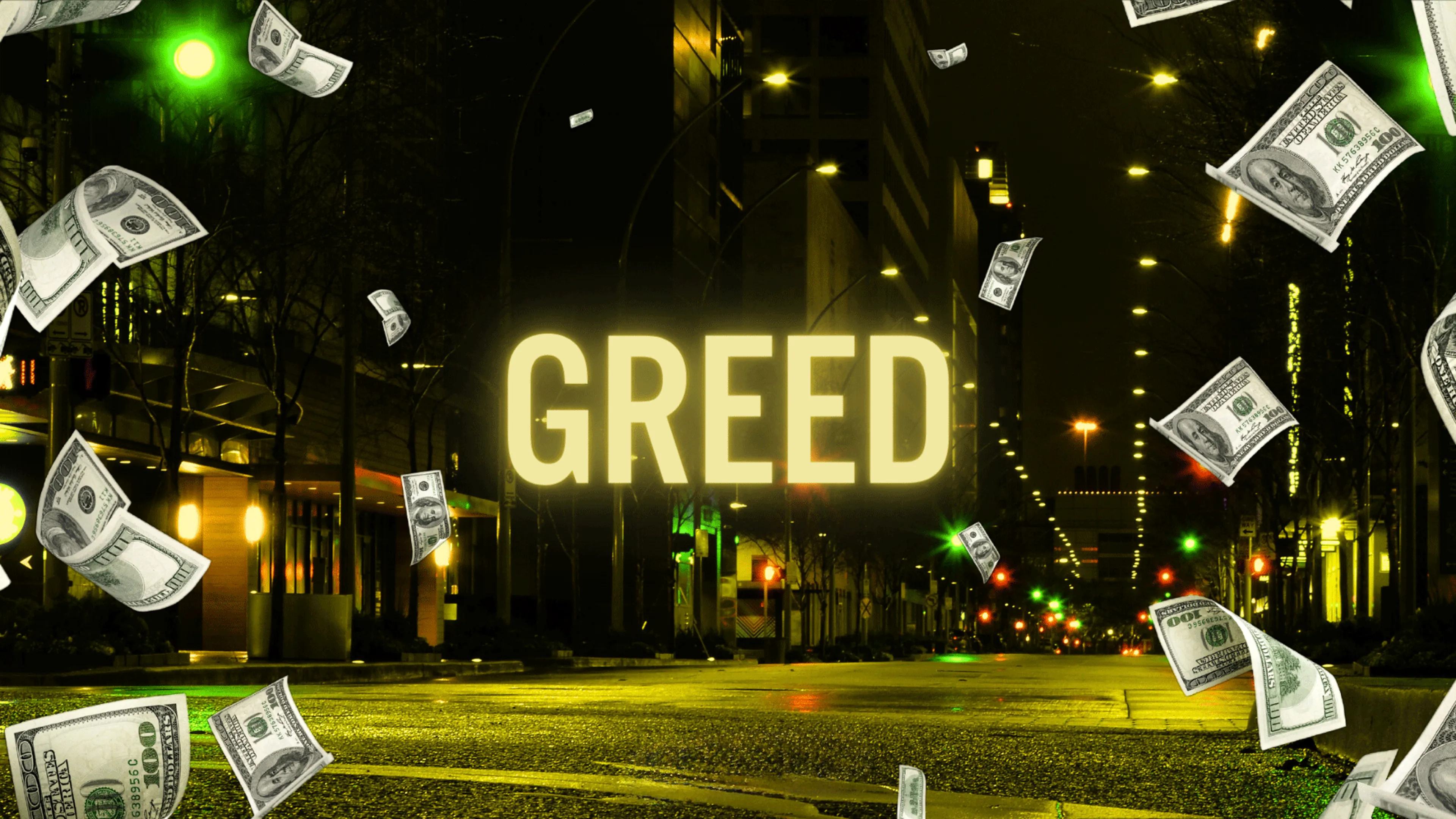 Greed poster